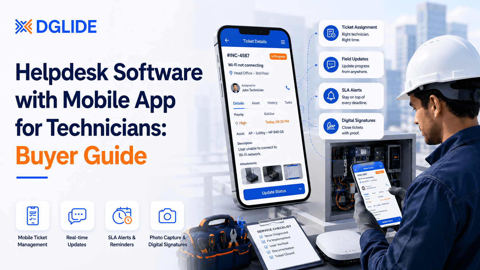 Helpdesk Software with Mobile App for Technicians: Buyer Guide