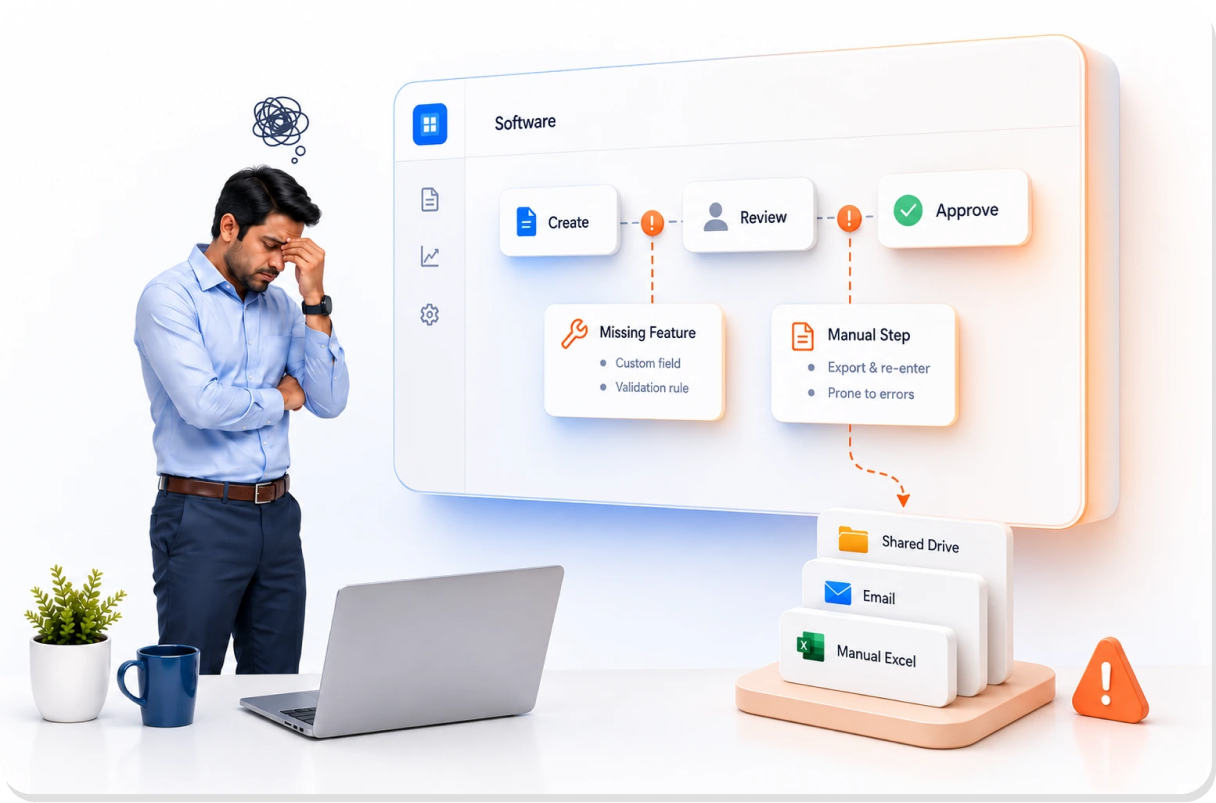 You Work Around The Software
